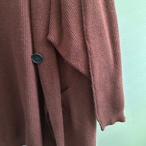 Free people oversized long knit cardigan